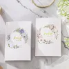 Party Supplies 2pcs Wedding Vow Paper Books Vows Cards Bridal Shower Gifts