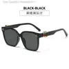 Designer gucchi Black Box g Family Sunglasses para moda feminina popular na Internet e fotos de rua para óculos de sol emagrecedores e resistentes aos raios UV