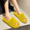 Boots 2021 Winter Women House Forry Slippers Faux Fur Atting Warm Cotton Shoes for Home Women Flats Female Black Plush Slies Indoor Slies