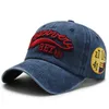 Bonés de bola lavados algodão boné de beisebol para homens bordado carta casquette streetwear snapback mulheres chapéu retro casual caminhoneiro