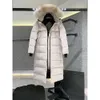 Cananda Goosewomen's Canadian Down Jacket Women's Parkers vinter i mitten av längden över knä huva tjocka varma gooses rockar kvinnliga122533 Chenghao01 237