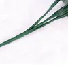 Decorative Flowers 16 Heads Plastic Branches Party Garden Home Eucalyptus Plant Artificial Fake Leaves Green