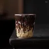 Canecas Missyou Chinês Retro Handmade Cerâmica Grossa Master Cup Forno Cozido Chá Grande Único High-End Requintado