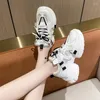 Casual Shoes For Women 2024 Fashion Lace Up Women's Vulcanize Breathable Sneakers Grid Platform Ladies