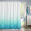 Shower Curtains Colourful Gradient Minimalist Bathroom Abstract Geometric Lines Home Decor Polyester Washable