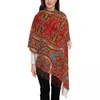 Lenços Personalizados Impressão Amazigh Kabyle Jóias Lenço Mulheres Homens Inverno Outono Quente África Étnica Arte Geométrica Xales Wraps