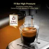 Hibrew Coffee Maker Cafetera 19 Bar Inox Semi Automi Super Slim ESE Pod Powder EspressoCappuccino Machine Water H11 240313