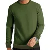 Men's Sweaters Autumn Winter Pullover Daily Casual Thicken Long Sleeve Tops High Quality Male Clothes Sweater Solid Color