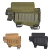 Bags Canvas Tactical Rifle Cases Cheek Rest Riser Ammo Cartridges Hunting Carrier Pouch Round Cartridge Bag Shell Buttstock