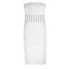 Vestidos casuais 2024 verão sexy celebridade festa mulheres rendas bodycon bandage vestido branco strapless vestidos