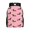 Sac à dos mignon teckel saucisse chien voyage femmes hommes école ordinateur portable bookbag chiot animal collège étudiant sac à dos sacs