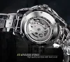 Montres Forsiner Imperproof Mechanical Watch Men Tourbillon Automatique Wristwatch Hollow Retro Mens Outdoor Watches Moon Phase Clock