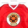 Maillot de hockey sur glace Letterkenny Irish 69 Shoresy Couture Broderie Vêtements de sport en plein air Maillots de haute qualité Rouge Blanc 2023 Nouveau