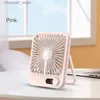 Electric Fans Desktop portable small fan mini charging vertical fan mini blower electric jet personal turbine manual regulatorY240320