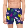 Vilebre Pantaloncini da uomo Bermuda Pantaloncini Boardshorts UOMO SWIM SHORTS TORTUES MULTICOLORES Trunks Uomo Surfwear Bermuda Beach Short Turtles Estate 89658