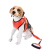 Straight PU Chain Dog Belt Pet Chest and Back Strap New Protective Traction Rope