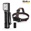 Wurkkos HD15 Headlamp 2A قابلة للشحن 18650 المصباح 2000lm LED LH351D SST20 USB شحن العكسي المعسكر المغناطيسي المعسكر 240306