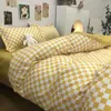 Juegos de cama Fundas nórdicas de lujo para cama... Juego de ropa de cama de lino de Anime, funda nórdica, sábana de edredón 135