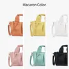 Totes modedesigner macaron färg kvinnor handväskor vikar mjuka pu läder damer axel crossbody väskor kvinnlig handväska bolso mujer 2024