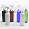 Bottles 20pcs 100ML 120ML Empty PET Bottle With Trigger Spray Lid Black Plastic Atomiser Bottle 500ML Container Cosmetic Qy2130120