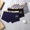 Designers Mens Boxers varumärken Underbyxor Sexig klassisk man Boxer Casual Shorts Soft Breattable Underwears 3st med Box Asian Size L-3XL