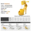 Dress Shoes Summer New Lace-Up Thin Heels Sandals Platform Sexy Pole Dancing Super High Heel Shoe Peep Toe Women Wedding Big Size 43 H240321DN21JY4V