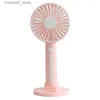 Fani elektryczne Summer Mini Cooler Handheld Portable Fan Fan Fan lub niezależne ładowanie podręcznika podróży na zewnątrz FANY240320