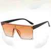 Solglasögon stor ram gick med i Body Square Women's Gradient Street Po Sun Glasses Men's Outdoor Driving Eyewear UV400
