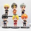 애니메이션 만화 Hinata Shoyo Figurka Tobio Kageyama W Wersji Q Figurki postaci z pcv prezenty zabawki dla dzieci na biurko 240319