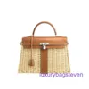 أعلى أصلية الجملة HREMMS KELYYS حقائب الأكياس على الإنترنت 2024 NEW WOMENS BAG HANDBAG كتف كبير مع شعار حقيقي i5wg