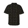 Chemises décontractées pour hommes Sun Print Chemise de vacances Hommes Gold Sunshine Hawaii Manches courtes Graphique Vintage Blouses surdimensionnées Cadeau