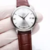 39.5mm Montre de Luxe Mens Watches Schweiz Quartz Movement Steel Case Luxury Watch Wristwatches Relojes 120m Waterproof