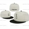 2024 NYA ARRIVENT MÄNS BASEBALL FULL STÄNGD CAPS Summer Royal Blue Letter Bone Beige White Color Chicago Casual Sport Fited Hats Love Hustle Flowers F13-03