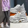 Casual Shoes Zapatos Mujer 2024 Platform Sneakers WhiteWoman Vulcanize Femme Tenis Con Plataforma Luxury Tennis Feminino For Women