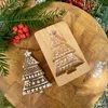Stampi da forno 1 pz albero di Natale che preme stampaggio di fiori decorazione artigianale biscotto con impronta digitale