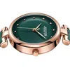 Zegarek zegarek Julius Women's Watch Japan Mov't't Hount Hount Clock Real skórzana bransoletka