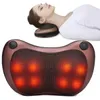 Travesseiro de massagem para uso em carro, home office, amassamento profundo, shitasu, travesseiro de massagem no pescoço, almofada de energia oem, rohs, cor, relaxamento, abs 240309