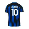 BARELLA 23/24 Football Shirt Correa CALHANOGLU BROZOVIC GOSENS INTERS Top of the line 2023 2024 Home Football Shirt Men's Children's Kit