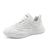 Casual Shoes Men's Sports Spring and Autumn Mesh Soft Sole som kör hållbar botten Tennis Non Stinky Feet