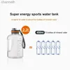 Garrafas de água 1600ml Tritan Sport Bottle Kettle Grande GYM Bottle BPA FREE Garrafa de água de 1 galão Drink Waterbottle Water Bottle Cup 1,5 2 Litros yq240320