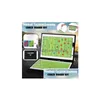 Bollar 54 cm Foldbar Magnetic Tactic Board Soccer Ins Tactical Football Game Trainics Tactics Urklipp 2212065477227 Drop Leverans S DHXH1