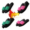 Terlik Kadınlar Tek Taraflı Flip Floplar Yaz Kalın Sole Sandalet Dış Giyim Gündelik Plaj Gai Flip-Flip-Flip Platform Siyah Renkli Sandbeach BigSize Açık