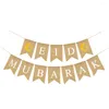 Party Decoration Eid Mubarak Hanging Banner Decorative Garland Fireplace Decorations Bunting