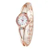 Montres-bracelets Alliage Femme Montres Étanche Mode Femmes Bracelet Montre Petite Délicate Analogique Montre-Bracelet Pour Cadeau Travail Voyage Casual