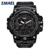 SMAEL montres hommes Sport montre homme grande horloge montre militaire de luxe armée relogio 1545 masculino alarme LED montre numérique étanche T247z