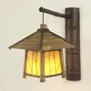 Wandlampen Bamboe Kunst Vintage Stijl Antiek Hal Balkon Licht Cafe Bar Loft Verlichting Binnen Buiten Decoratie