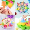 Ice Cream Tools 7-Hole DIY Ice Cream Stick Silicone Mold Baby Fruit Milkshake Ice Cream Ball Maker Popsicle Mold Home Kitchen Accessories Tools L240319