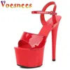 Dress Shoes Womens 2022 Summer Sandals Steel Pipe Dance Stripping High Heels Sexy Party Club Platform H240325