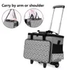 Yarwo Detachable Rolling Carrienging Case、Trolley Tote Bag Removable Bottom Board Board forほとんどの標準縫製ハインとアクセサリー、矢印付きグレー