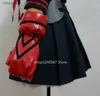 cosplay Trajes de Anime Anime japonês Kill La Kill Matoi Ryuko peruca de cabelo curto role-playing vamos lá Camiseta luvas esportivas uniforme escolar conjunto de marinheiro da marinha C24320